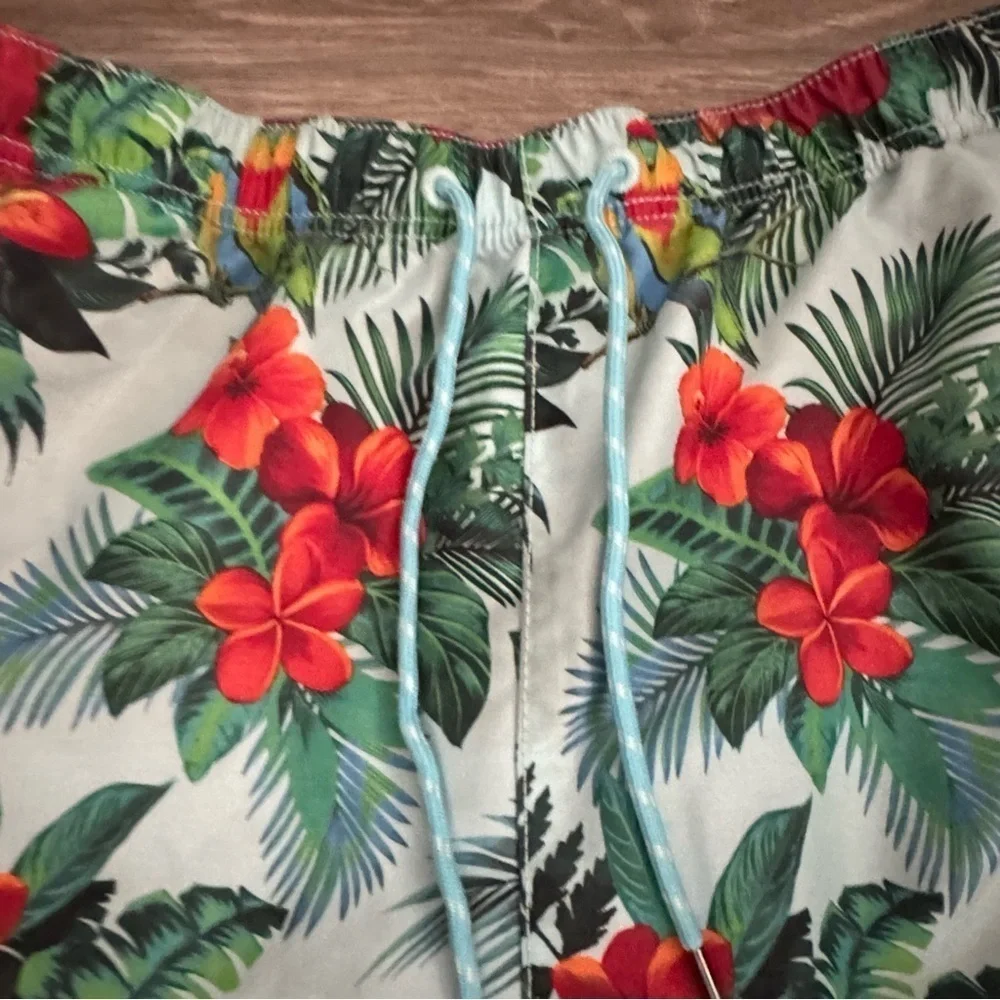 Men's Tommy Bahama Tropical Hawaiian Print Men's Swim Shorts